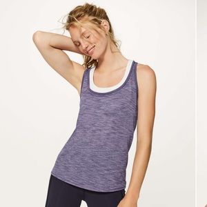 NWT Lululemon Our Sport Tank, Heathered Viola, Size 2